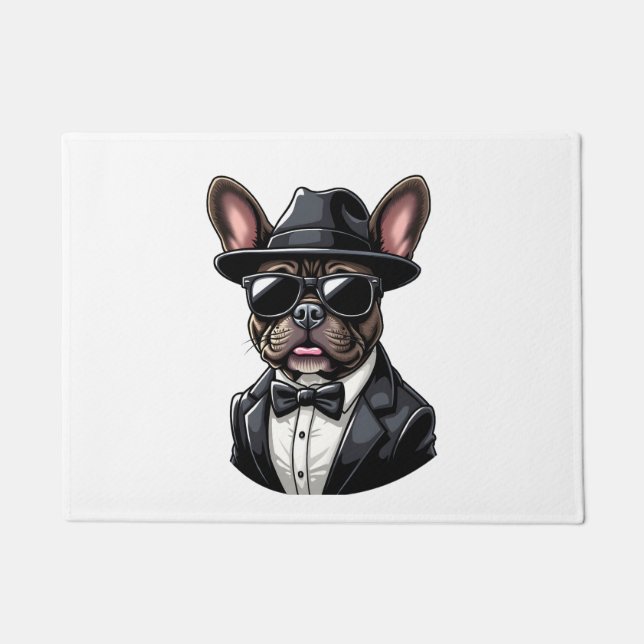 Frenchie The Gangster Doormat (Front)