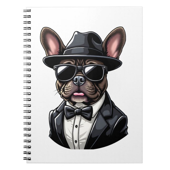 Frenchie The Gangster Notebook (Front)