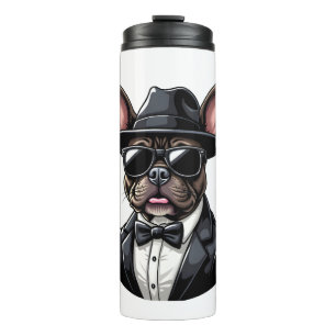 Frenchie The Gangster Thermal Tumbler