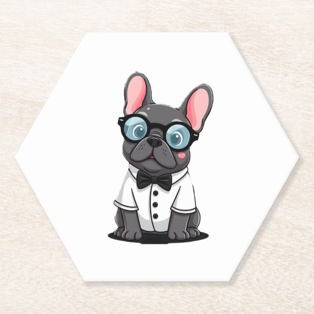 Frenchie The Gentlemen Copy (5) Paper Coaster (Front)