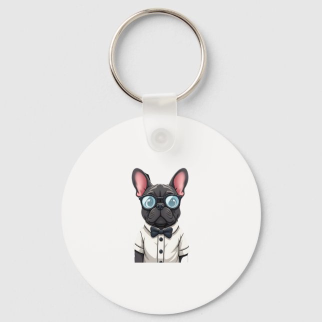 Frenchie The Gentlemen Copy (6) Key Ring (Front)