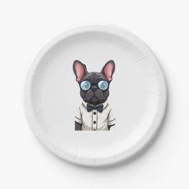 Frenchie The Gentlemen Copy (6) Paper Plate (Front)