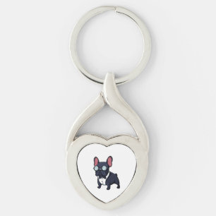 Frenchie The Gentlemen Key Ring
