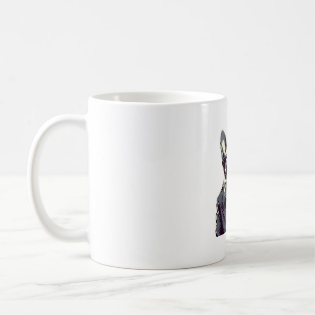 Frenchie The Party Man Coffee Mug (Left)