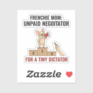 Frenchie Tiny Dictator Funny Dog Mum Gift