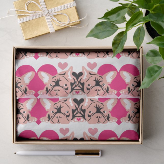 Frenchie  tissue paper (Gift)