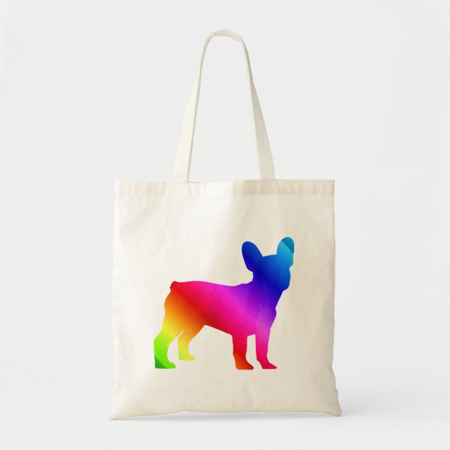 Frenchie   tote bag (Front)
