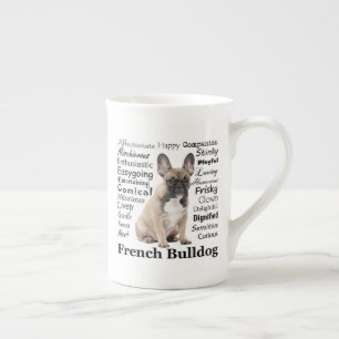 Frenchie Traits Bone China Mug