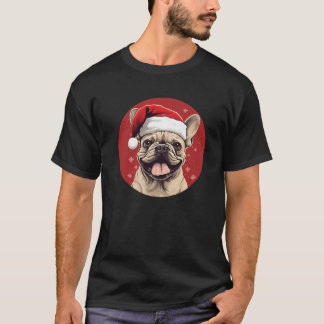 Frenchie Xmas French Bulldog Mum Dad Dog Lovers Ch T-Shirt