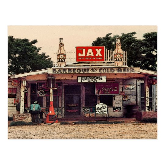 Frenchie's Bar Postcard