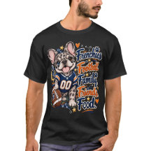 Frenchies & Football Fall French Bulldog Shirt