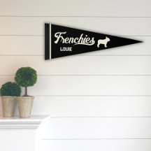 Frenchies Retro Script Personalised - Black