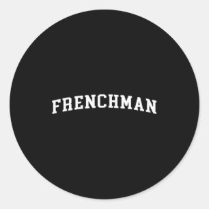 Frenchman  classic round sticker