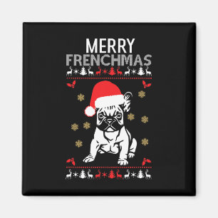 Frenchmas French Bulldog  Magnet