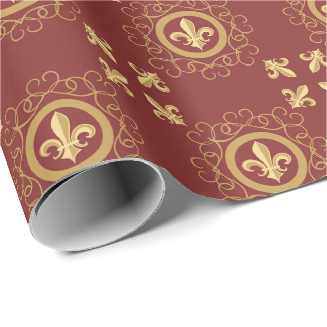 Frenchy Wine Wrapping Paper (Roll Corner)