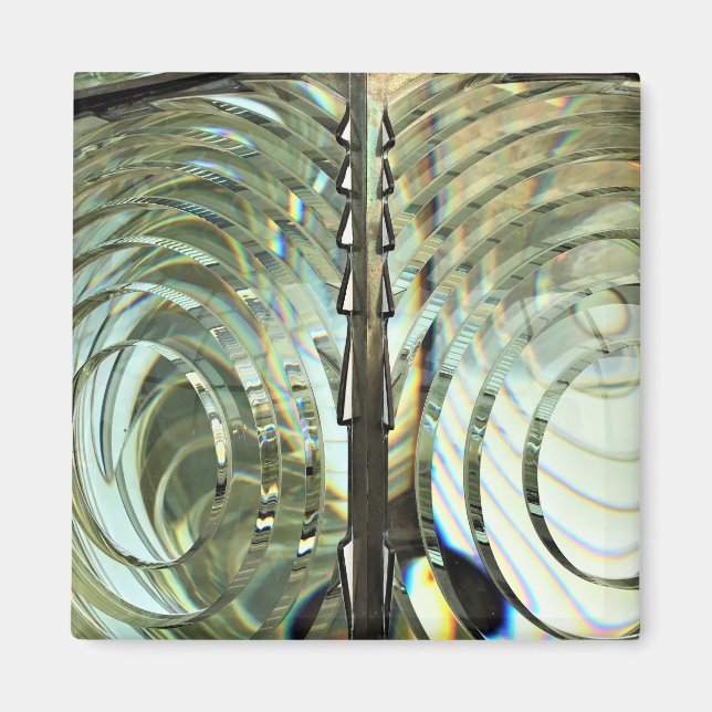 Frensel Lens, Cape Blanco Lighthouse, Oregon Coast Magnet (Front)