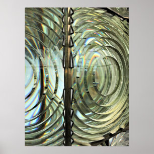 Frensel Lens, Cape Blanco Lighthouse, Oregon Coast Poster