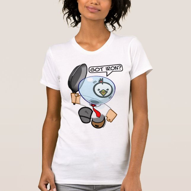 FRENZIEDminds T-Shirt featuring Bodyless Chicken (Front)