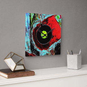 Frequency Serpent – Abstract Energy Wall Clock