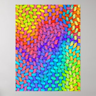 Frequency Weave Poster