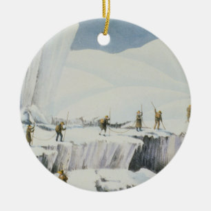 Frequent Appearance of the Ice with Bridges of Sno Ceramic Tree Decoration