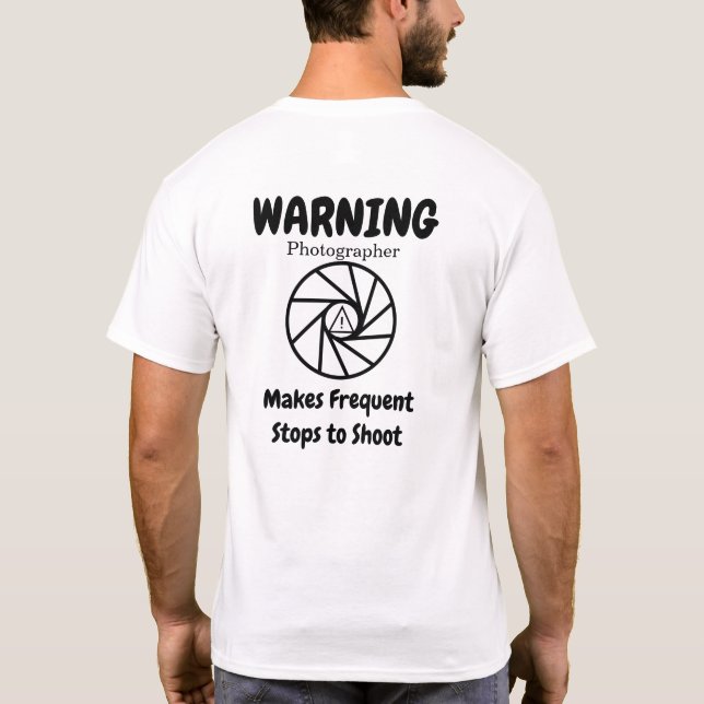 Frequent Steps Photographer T-Shirt (Back)