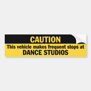 Frequent Stops (Dance) Bumper Sticker