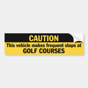 Frequent Stops (Golf) Bumper Sticker