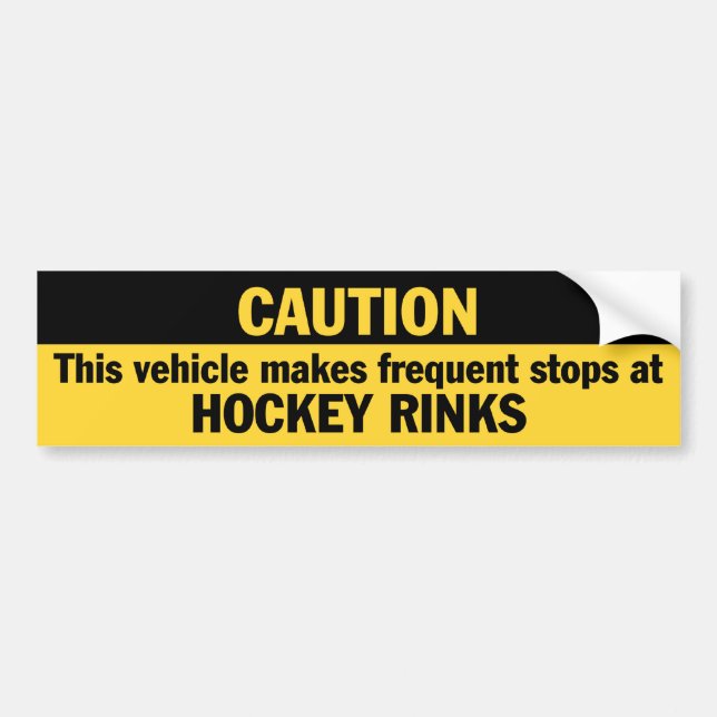 Frequent Stops (Hockey) Bumper Sticker (Front)