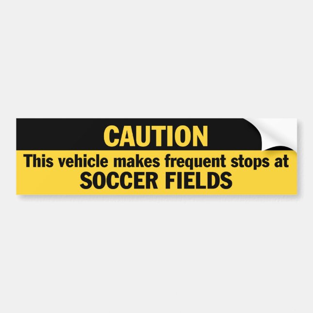 Frequent Stops (Soccer) Bumper Sticker (Front)