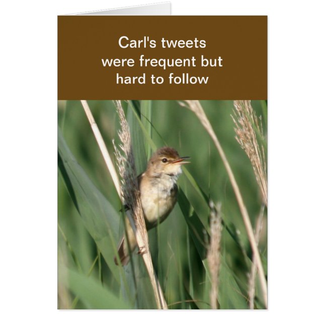 Frequent tweets card (Front)