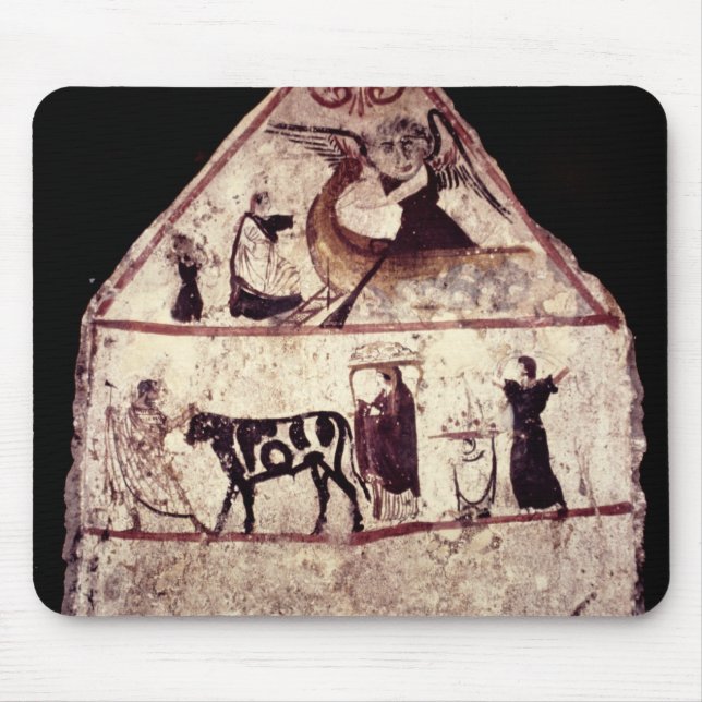 Fresco from the Tomb of Gaudio, c.480 BC Mouse Mat (Front)