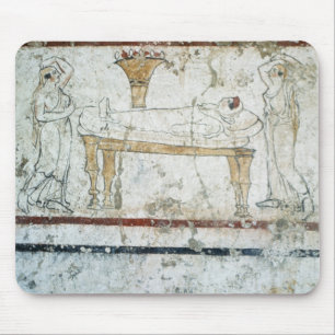 Fresco from the Tomb of Gaudio, c.480 BC Mouse Mat