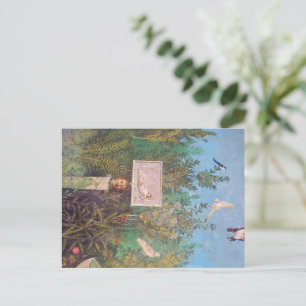 Fresco of a Garden Scene, Pompeii Postcard