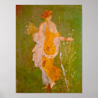 Fresco of Flora in Villa of Ariadne, Pompeii	