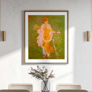 Fresco of Flora in Villa of Ariadne, Pompeii Poster