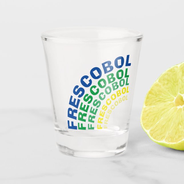 Frescobol Shot Glass (Front)