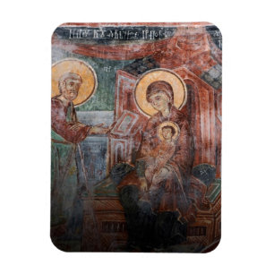Frescoes from the 14th Century Serbian Church, 2 Magnet