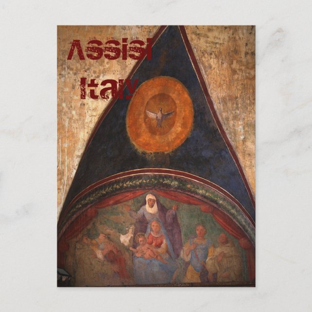 Frescos of Assisi Postcard (Front)