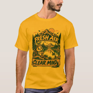 Fresh Air Clear Mind Outdoor Nature T-Shirt