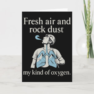 Fresh Air Rock Dust Climbing Oxygen Graphic Card
