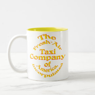 Fresh-Air Taxi Company of America Incorpulated Two-Tone Coffee Mug