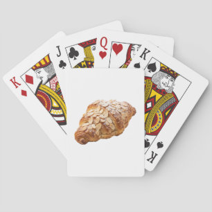 Fresh Almond Croissant French Pastry Playing Cards