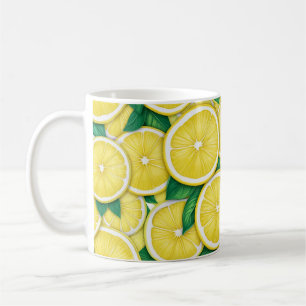 Fresh and Breezy Lemons Coffee Mug