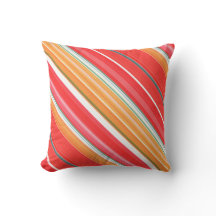 Fresh and Bright Red and Yellow Stripe and Plaid