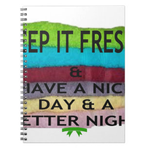 Fresh and Clean: Burst of Colour for a Fresh Start Notebook