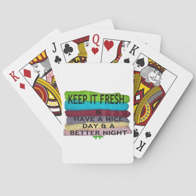 Fresh and Clean: Burst of Colour for a Fresh Start Playing Cards (Back)