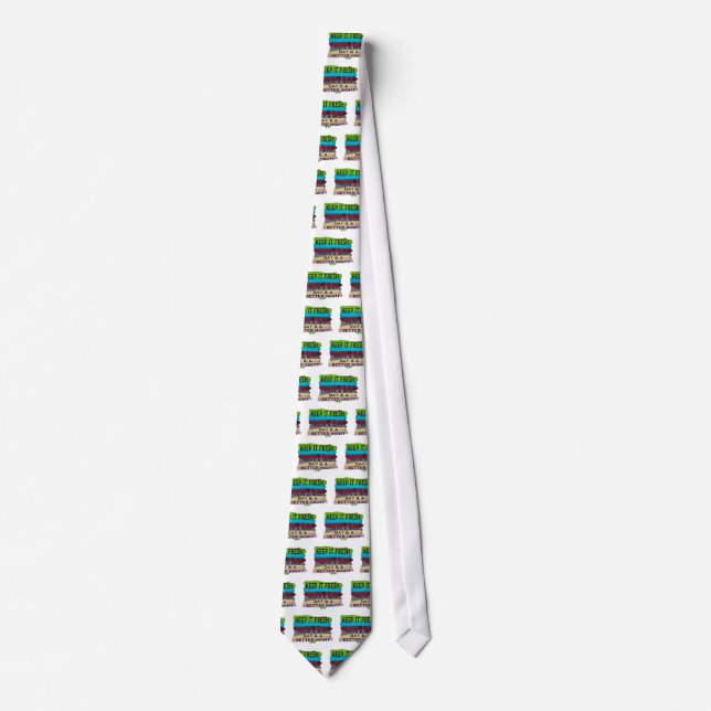 Fresh and Clean: Burst of Colour for a Fresh Start Tie (Front)