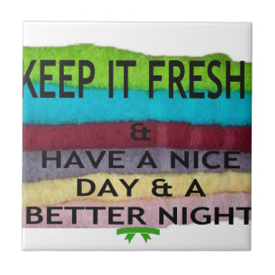 Fresh and Clean: Burst of Colour for a Fresh Start Tile