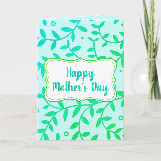 Fresh and Clean Mother's Day Card (Front)